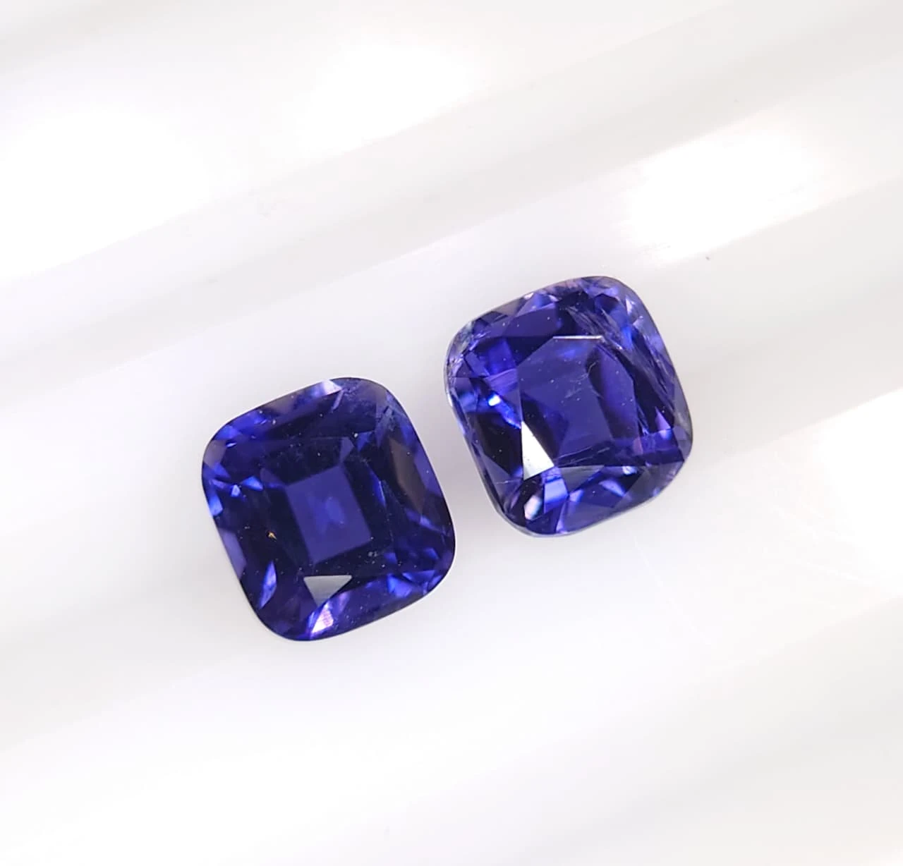 1.65ct Natural Cushion Faceted Iolite from Afghanistan — view 3
